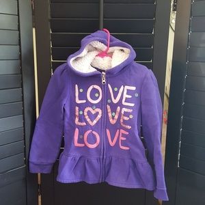 Sonoma Girls sz 5 zip up hoodie